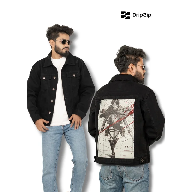 Black Denim Jacket - Levi